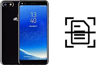 Escanear documento en un Micromax Canvas 1 2018