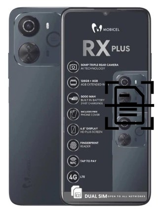 Escanear documento en un Mobicel RX Plus