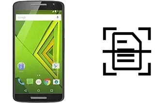 Escanear documento en un Motorola Moto X Play Dual SIM