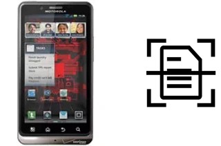 Escanear documento en un Motorola DROID BIONIC XT875