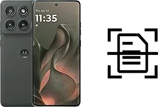Escanear documento en un Motorola Edge (2025)