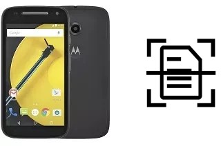 Escanear documento en un Motorola Moto E (2nd gen)