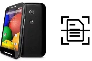 Escanear documento en un Motorola Moto E Dual SIM