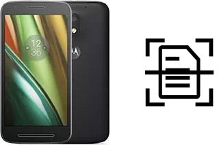 Escanear documento en un Motorola Moto E3 Power