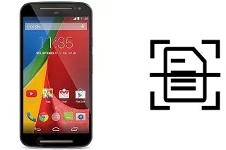 Escanear documento en un Motorola Moto G Dual SIM (2nd gen)