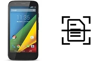 Escanear documento en un Motorola Moto G Dual SIM
