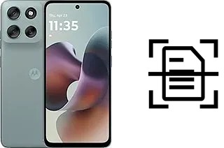 Escanear documento en un Motorola Moto G56