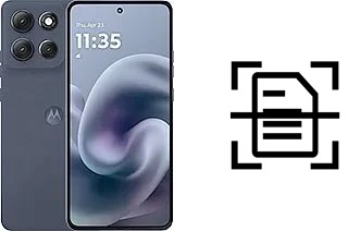 Escanear documento en un Motorola Moto G86 Power