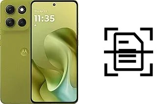 Escanear documento en un Motorola Moto G86