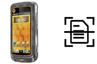 Escanear documento en un Motorola MT810lx
