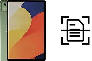 Escanear documento en un Motorola Moto Pad 60 Pro