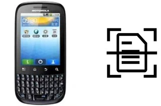 Escanear documento en un Motorola SPICE Key