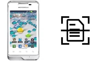 Escanear documento en un Motorola Motoluxe XT389