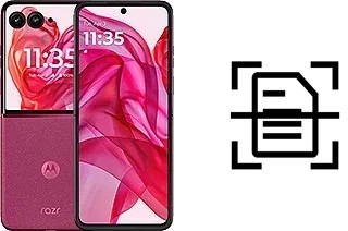 Escanear documento en un Motorola razr+ 2024