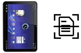 Escanear documento en un Motorola XOOM MZ601