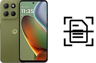 Escanear documento en un Motorola Moto G15 Power