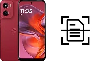 Escanear documento en un Motorola Moto G05