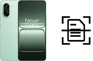 Escanear documento en un OnePlus Ace 5 Racing