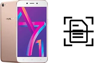 Escanear documento en un Oppo A71 (2018)