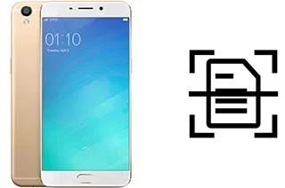 Escanear documento en un Oppo F1 Plus