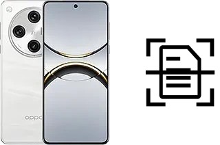 Escanear documento en un Oppo Find X8 Pro