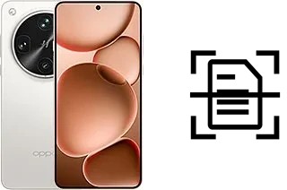 Escanear documento en un Oppo Find X8 Ultra