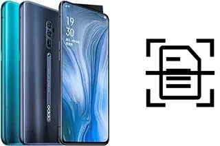 Escanear documento en un Oppo Reno 10x zoom