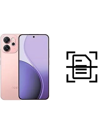 Escanear documento en un Oppo Reno14 F
