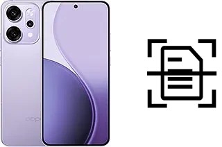 Escanear documento en un Oppo Reno14 Pro