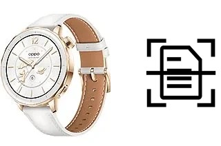 Escanear documento en un Oppo Watch X2 Mini