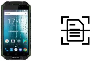 Escanear documento en un Oukitel K10000 Max