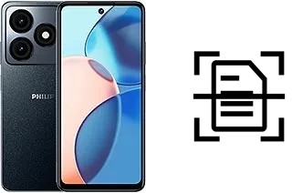 Escanear documento en un Philips S6310 Essence 20