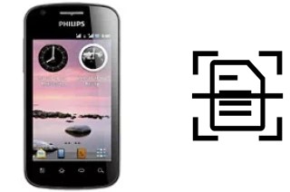 Escanear documento en un Philips W337