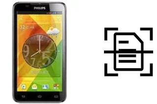 Escanear documento en un Philips W8355