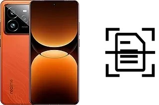Escanear documento en un Realme GT 7 Pro