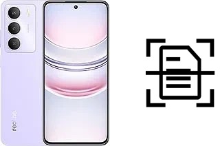 Escanear documento en un Realme Narzo 80 Lite