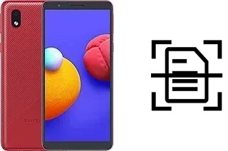 Escanear documento en un Samsung Galaxy A01 Core