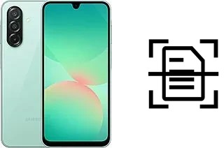 Escanear documento en un Samsung Galaxy A26