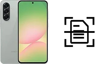 Escanear documento en un Samsung Galaxy A56