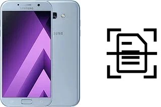 Escanear documento en un Samsung Galaxy A7 (2017)