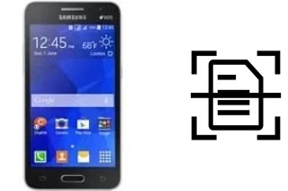 Escanear documento en un Samsung Galaxy Core 2 Duos