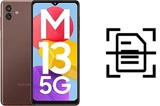 Escanear documento en un Samsung Galaxy M13 5G