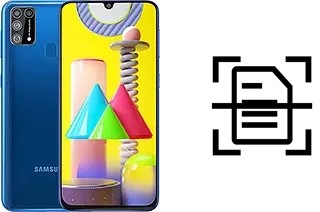 Escanear documento en un Samsung Galaxy M31