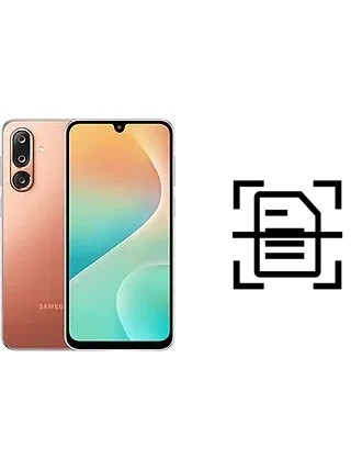 Escanear documento en un Samsung Galaxy M36