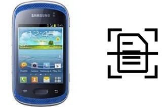Escanear documento en un Samsung Galaxy Music Duos S6012
