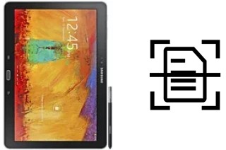 Escanear documento en un Samsung Galaxy Note 10.1 (2014 Edition)