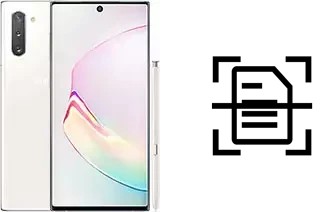 Escanear documento en un Samsung Galaxy Note10 5G