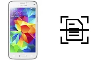 Escanear documento en un Samsung Galaxy S5 mini