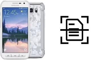 Escanear documento en un Samsung Galaxy S6 active