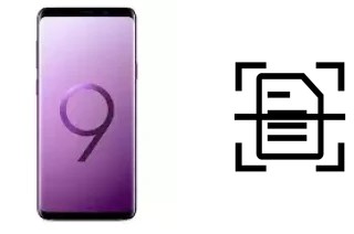 Escanear documento en un Samsung Galaxy S9+ Exynos